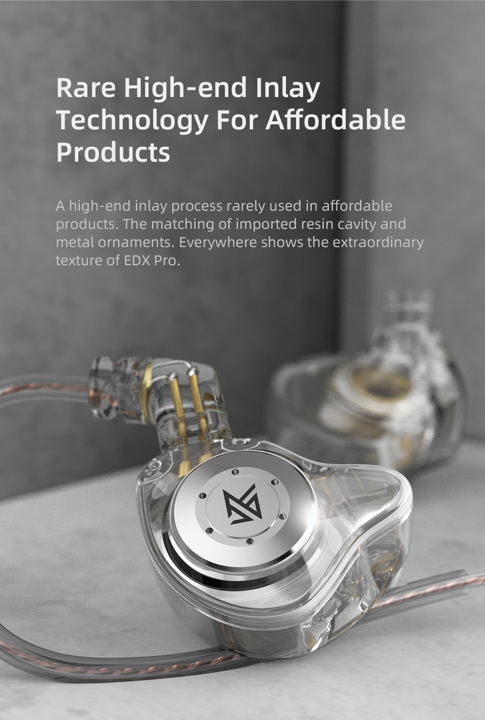 ขาย KZ EDX PRO หูฟัง 1 ไดรเวอร์ 1DD ประกันศูนย์ไทย