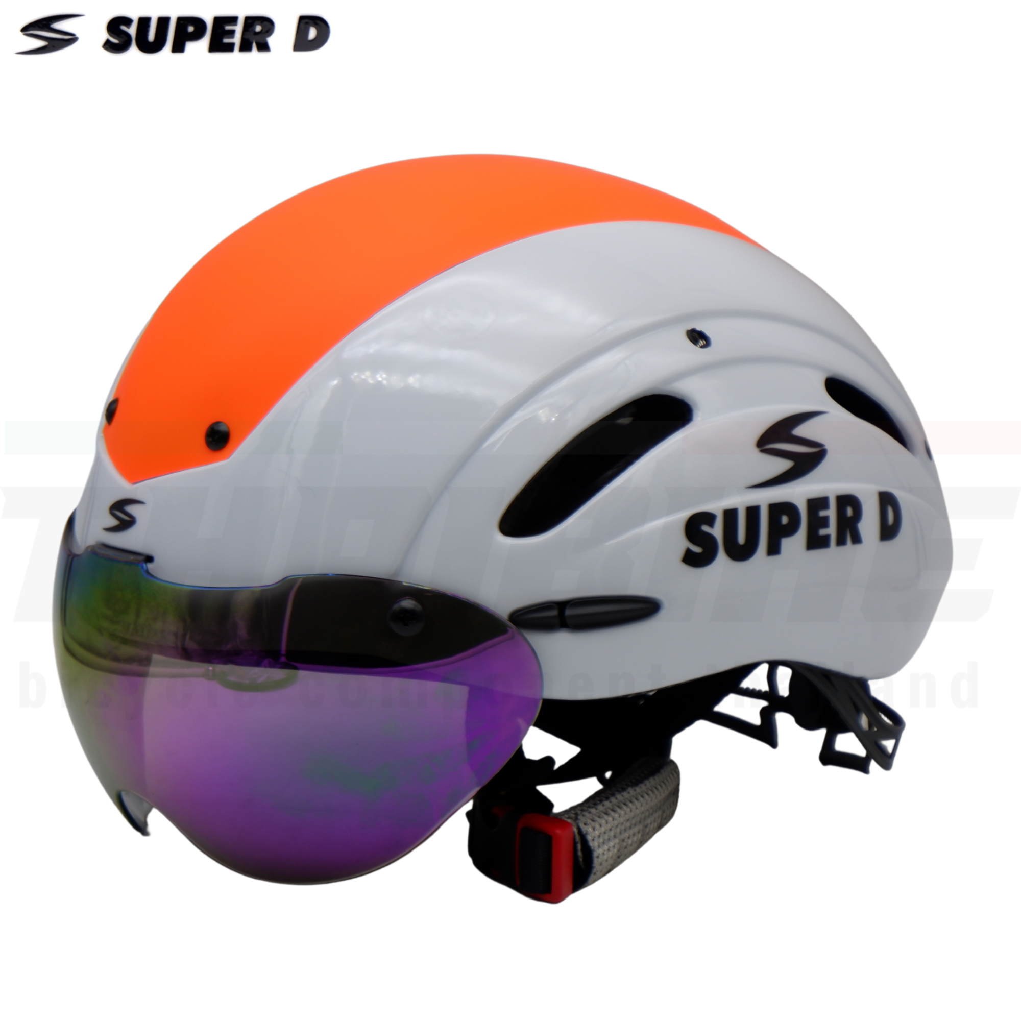 🚴♂️ หมวกกันน็อคจักรยาน SUPER D แบบแอร์โร่ว์ 2in1