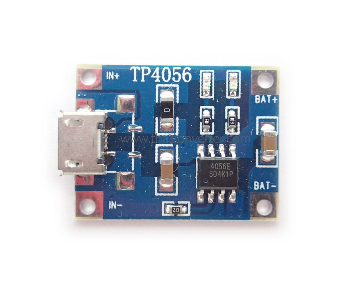 Micro-USB 3.7V 1A 1-Cell Lithium Battery Charger Module