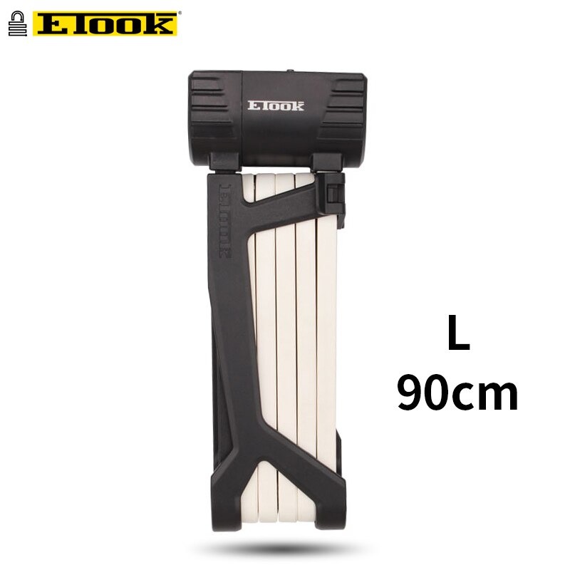 สายล็อคจักรยานแบบพับได้ ตัดไม่ขาด ยี่ห้อ ETOOK รุ่น ET490S ET490S