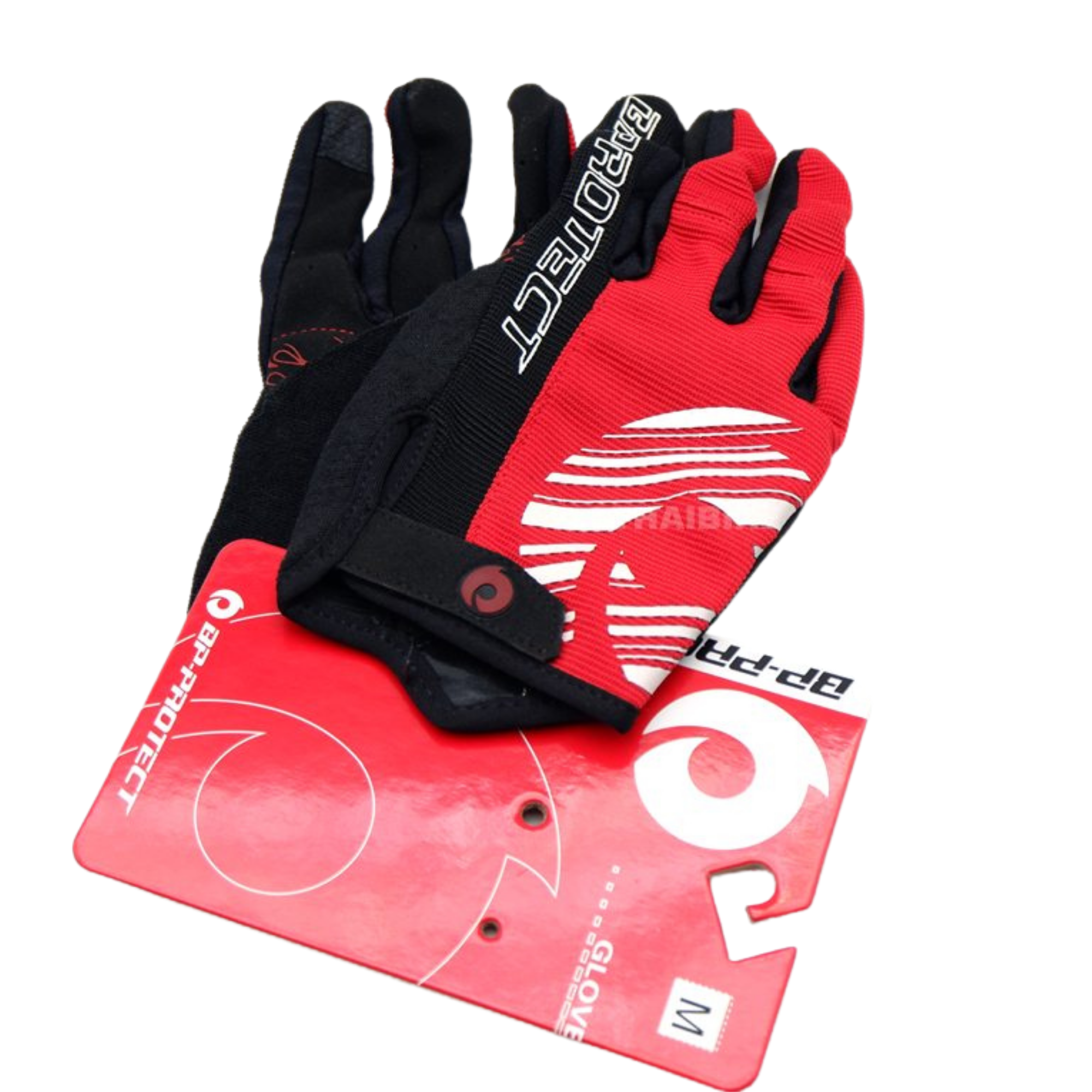 ถุงมือปั่นจักรยานเต็มนิ้ว BP-PROTECT ถุงมือจักรยาน แบบยาว