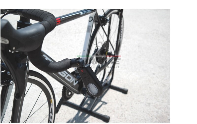 กระจกติดจักรยานแบบมีไฟในตัว THAIBIKE ติดได้ทั้งซ้ายและขวา