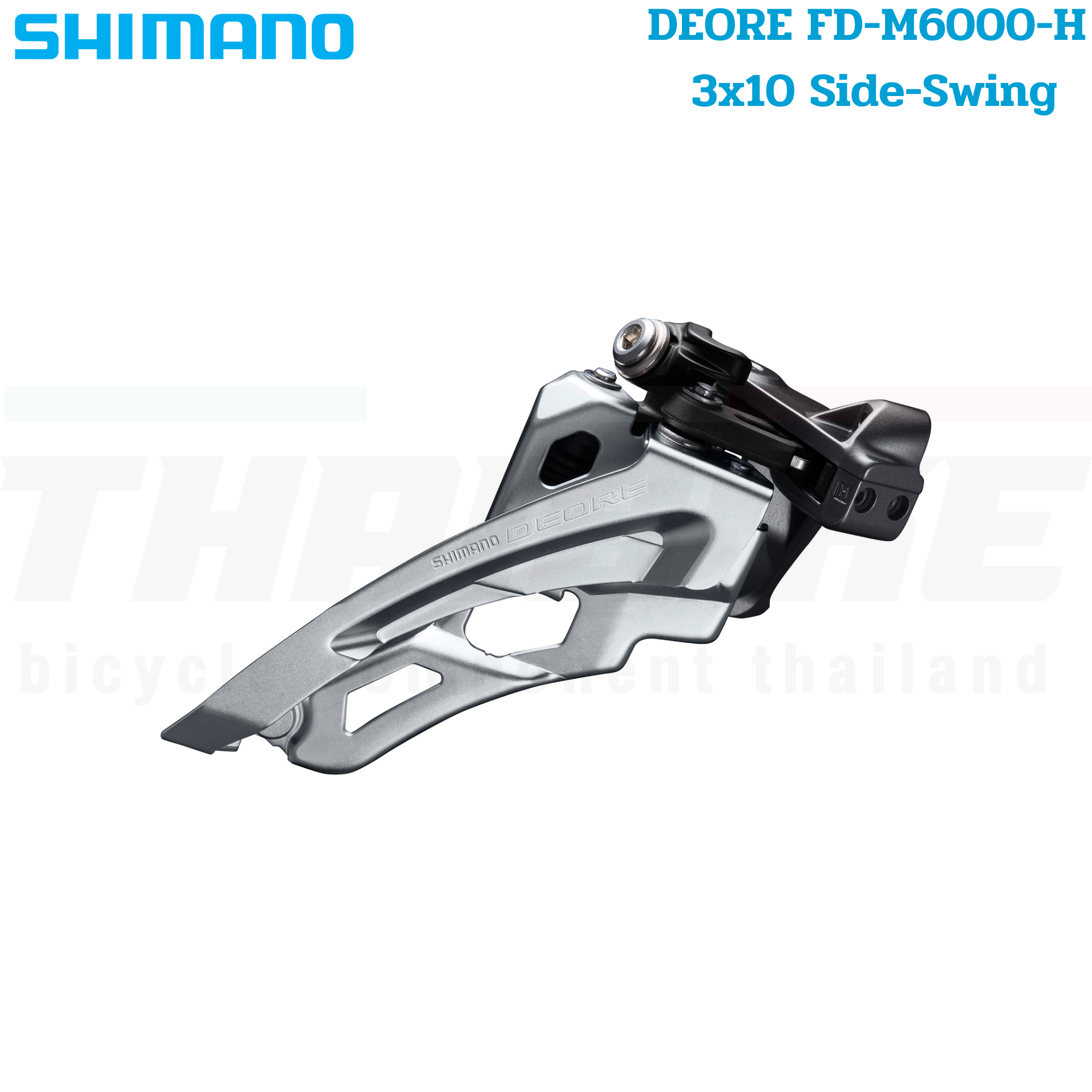 สับจานจักรยาน SHIMANO DEORE FD-M6000-H 3x10 Front Derailleur Side-Swing