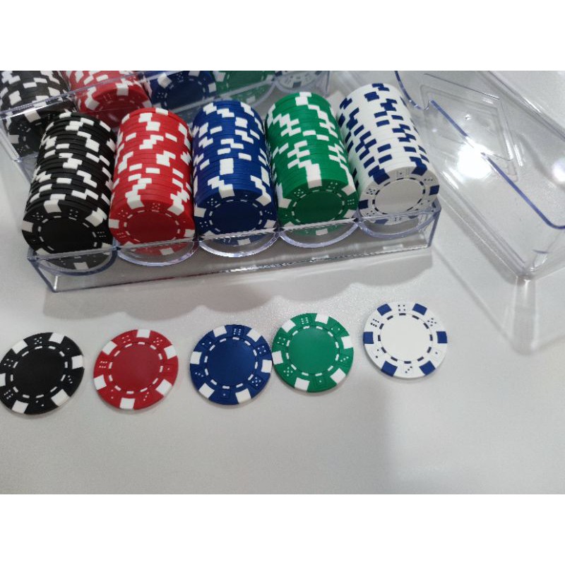 ชุดเกมคาสิโน ของเล่นคาสิโน พร้อมกล่องใส พร้อมส่งจากไทย