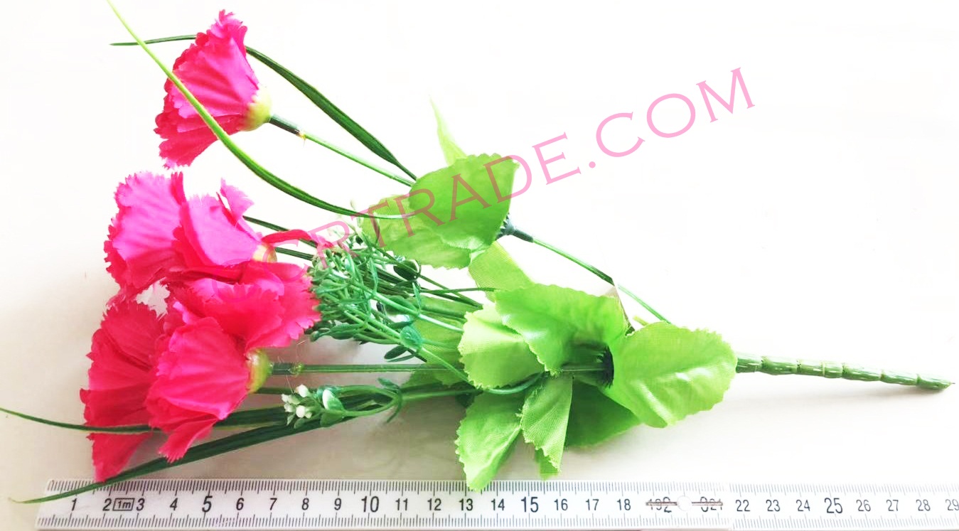 ดอกคาร์เนชั่น 6 ดอก คละสี 30 ซม.