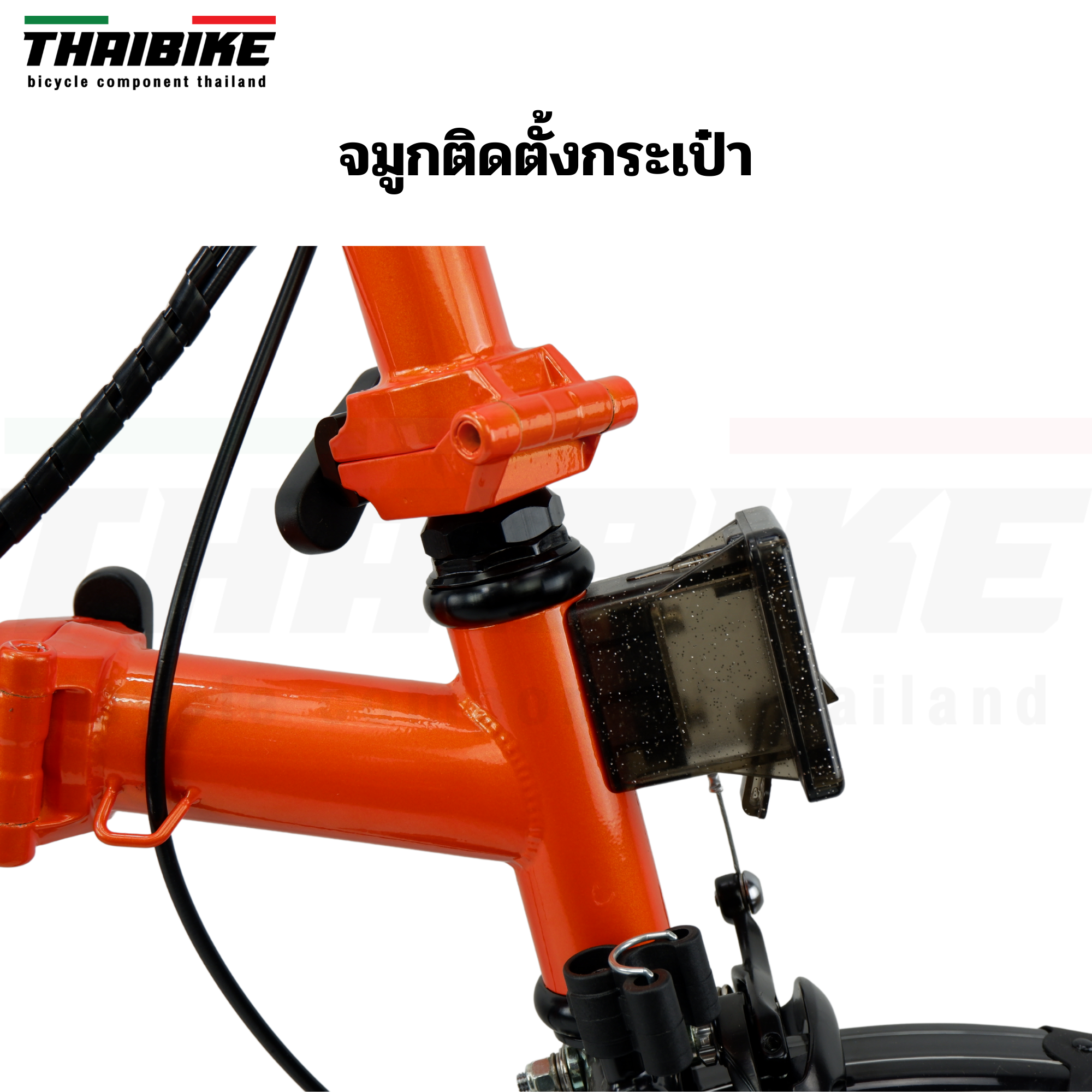 จักรยานพับ Thaibike PIKES รุ่น PAIKESSI 6 SPD เฟรมโครโมลี่