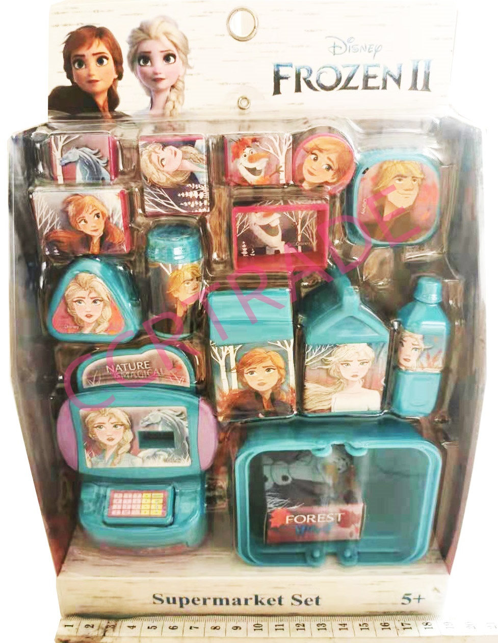 ชุดร้านค้าโฟรเซ่น+แคชเชียร์แผงครอบ 19x28 ซม.(ลิขสิทธิ์แท้)(1x3)