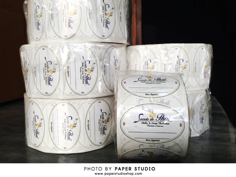 ฉลากสินค้าแบบม้วน ราคาถูก