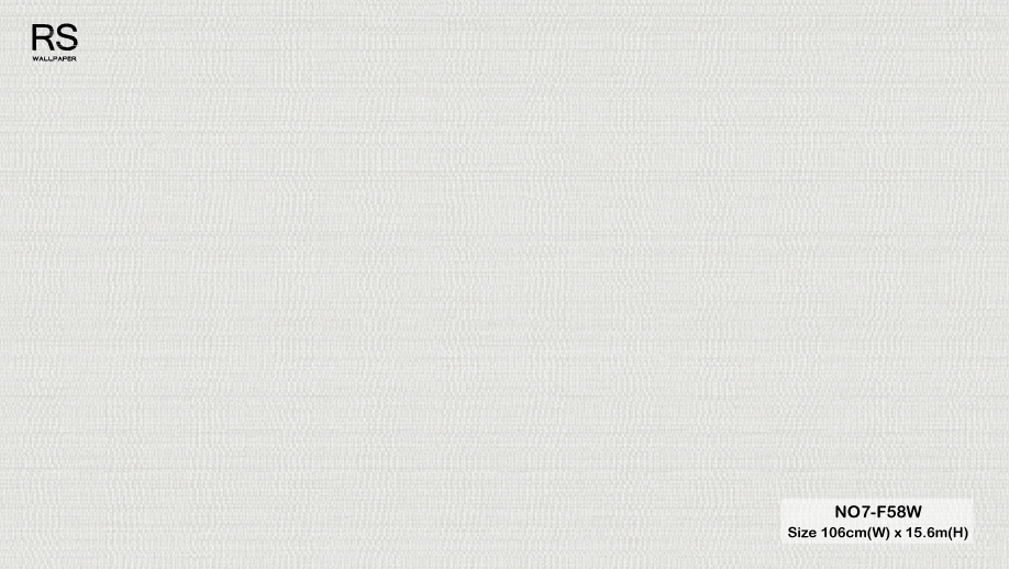 วอลเปเปอร์ลายผ้า สีขาว NO7-F58W