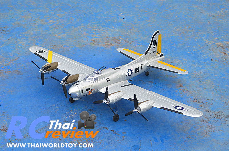B-17 Aircraft (Auto Pilot) ทิ้งระเบิดสงครามโลก