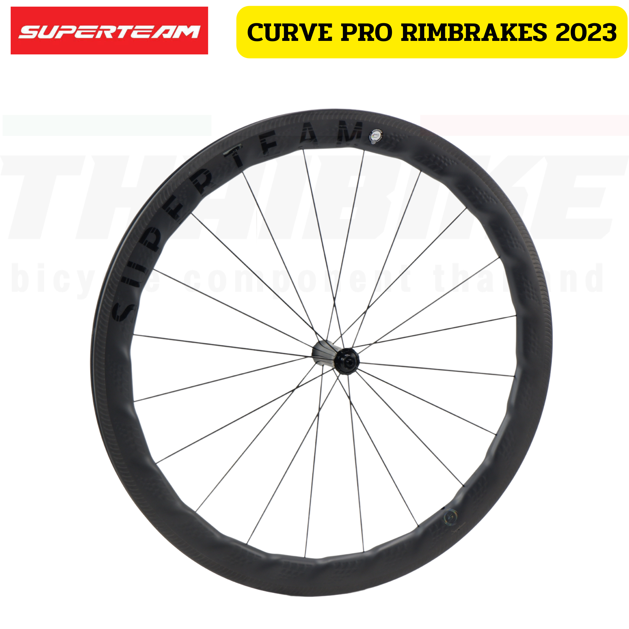 ล้อจักรยานเสือหมอบคาร์บอนดิสก์เบรค/ริมเบรค Superteam curve pro 2 DISCBRAKE/RIMBRAKES