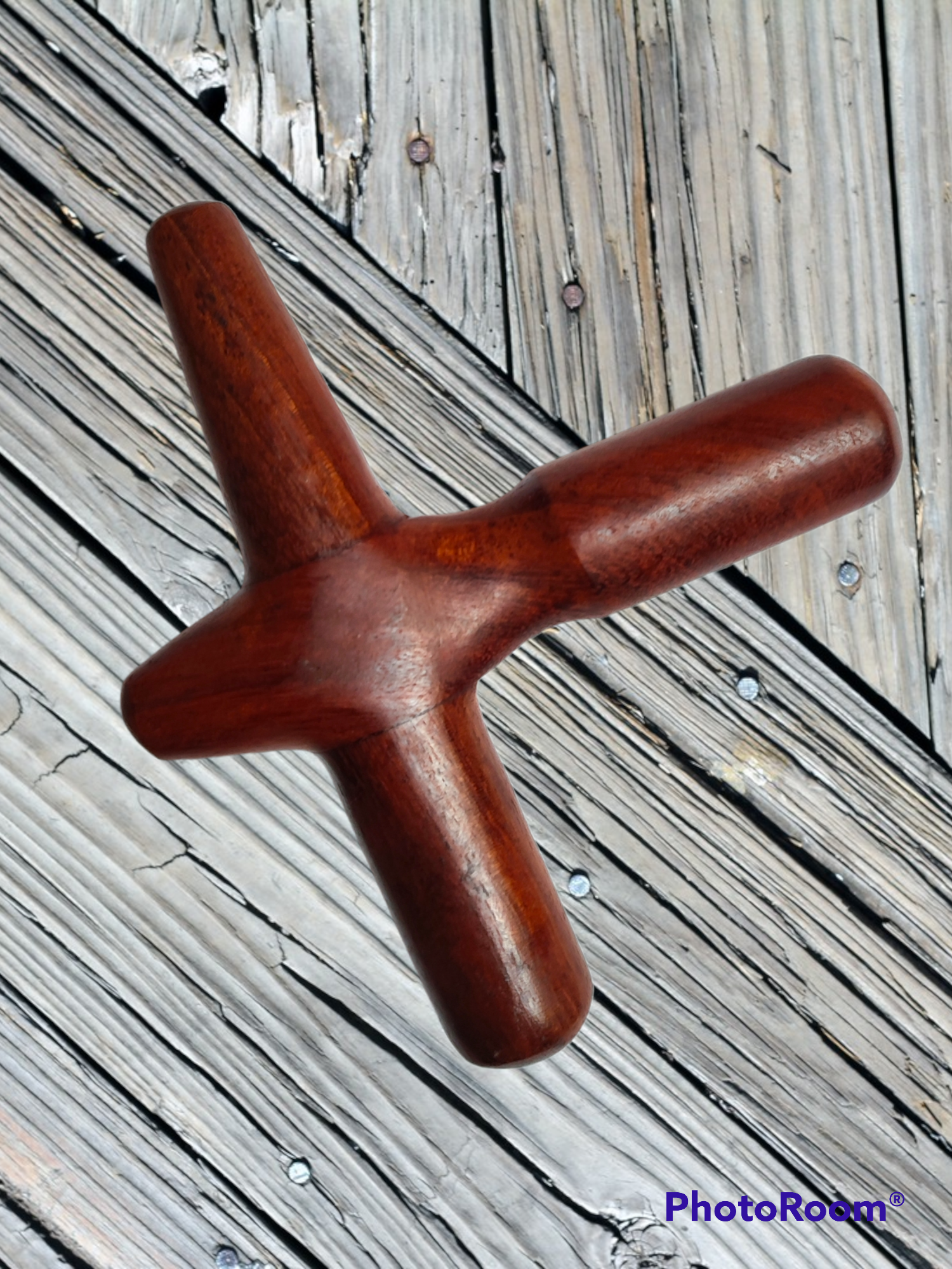 ไม้นวดกดจุด 4 แฉก (ไม้แดง)