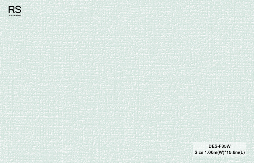 วอลเปเปอร์สีเขียวมิ้นท์อ่อน DES-F35W