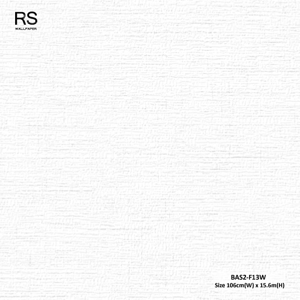 วอลเปเปอร์สีขาว BAS2-F13W