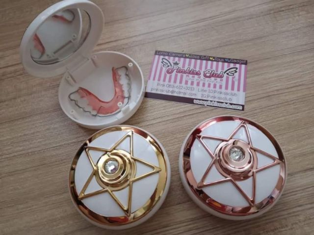 กล่องรีเทนเนอร์เซเลอร์มูน🌙 งานสวย น่ารักมาก🇯🇵 มีกระจก พร้อมส่งจากไทย‼️