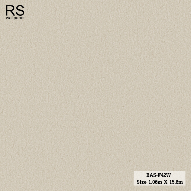 วอลเปเปอร์ สีครีมเข้ม BAS-F42W