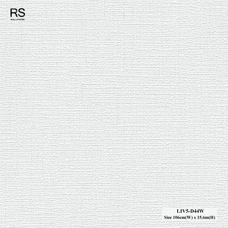 วอลเปเปอร์ลายผ้า สีเทาขาว LIV5-D44W