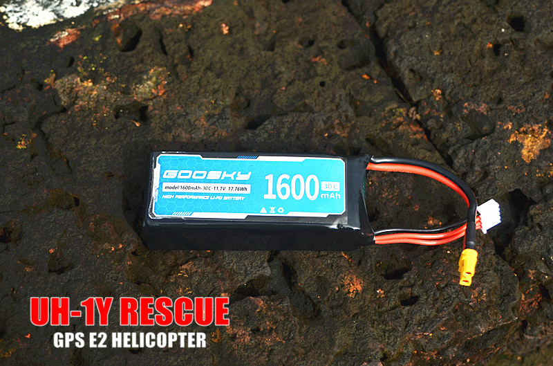 UH-1Y HUEY RESCUE GPS HELICOPTER GOOSKY E2