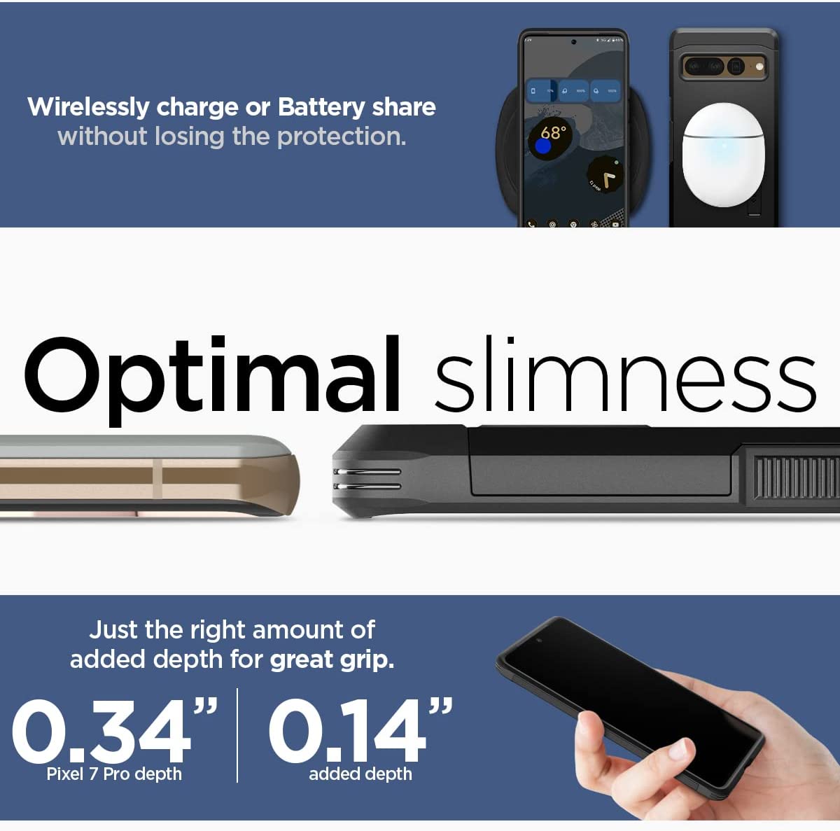 Spigen Tough Armor Designed for Pixel 7 Pro Case