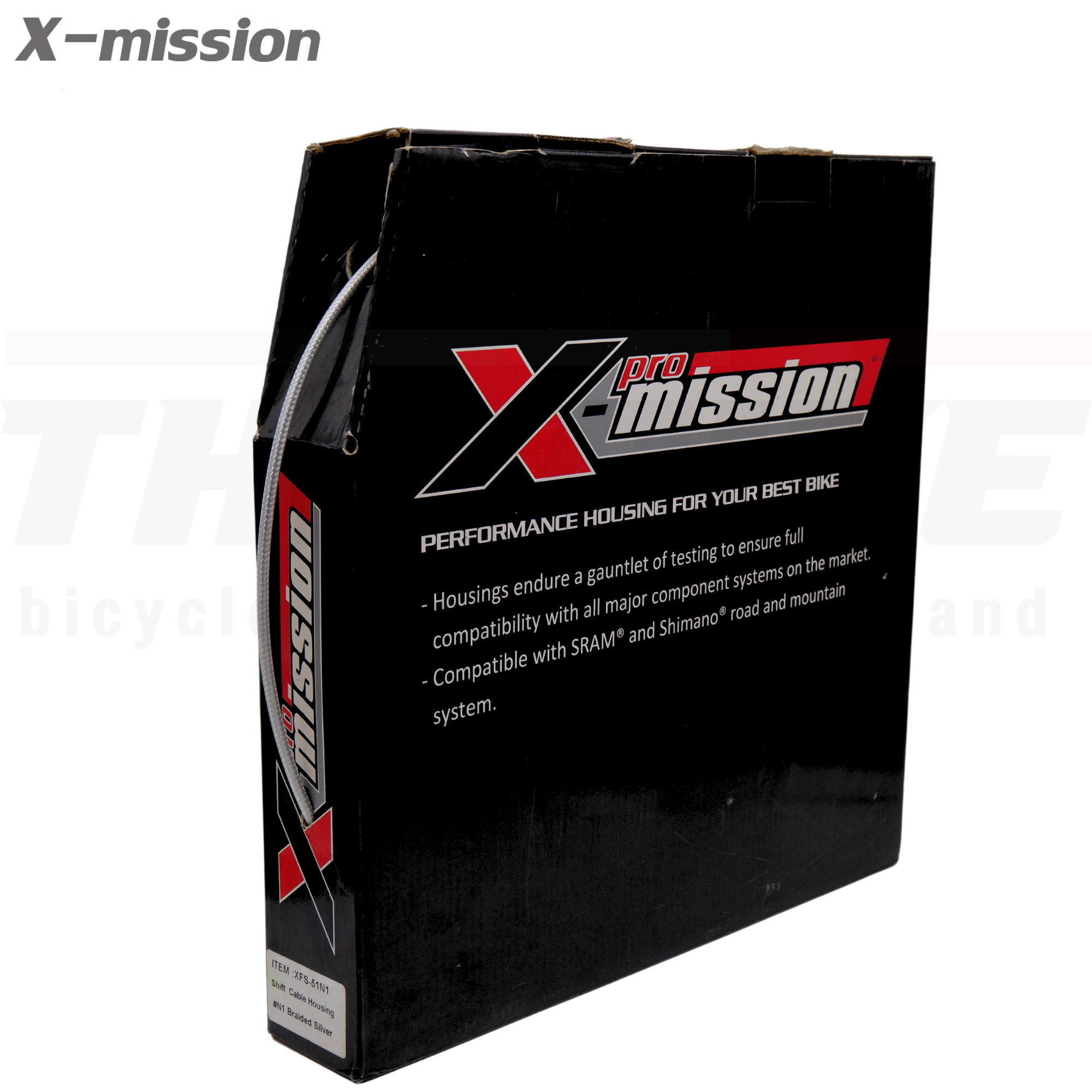 ปลอกนอกสายเบรค สายนอกเกียร์จักรยาน X-MISSION (ราคาต่อ1เมตร)
