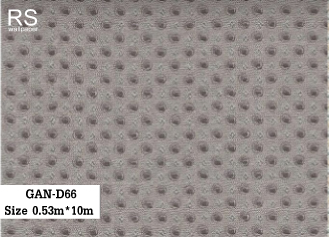 วอลเปเปอร์ ลายจุดกลม โทนสีน้ำตาล GAN-D66