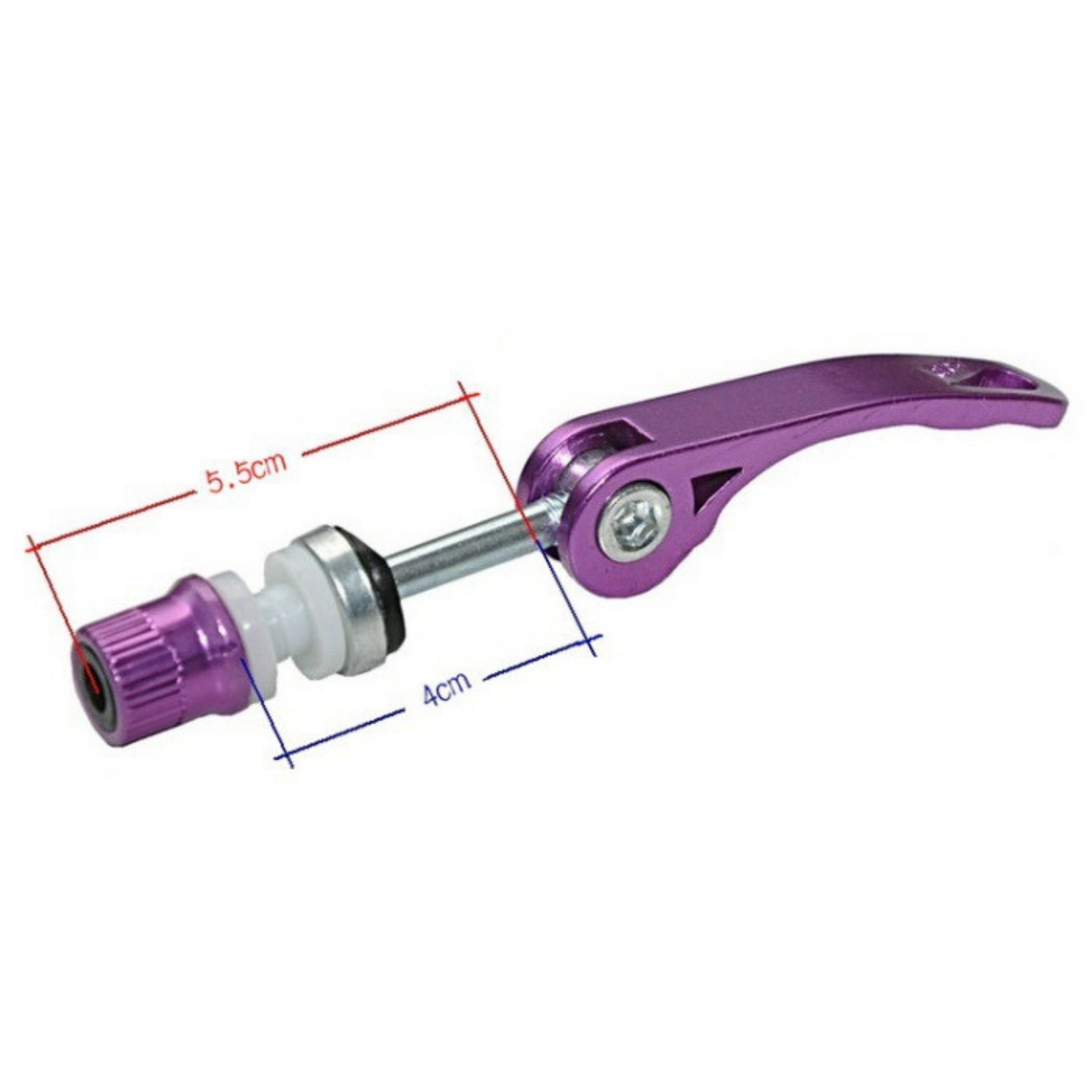 น็อตรัดหลักอานจักรยานเสือหมอบ เสือภูเขา รถพับ แบบอลูมิเนียม แบบปลดเร็ว