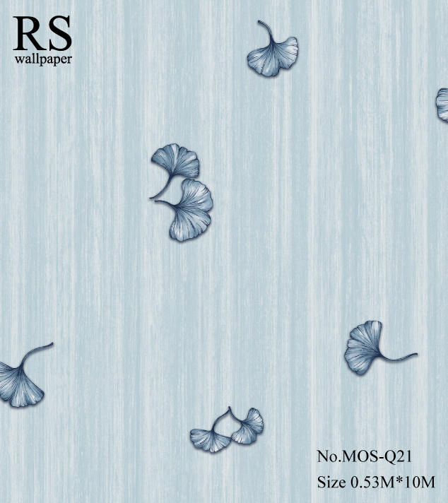 วอลเปเปอร์ลายใบไม้สไตล์วินเทจ คลาสสิค MOS-Q21