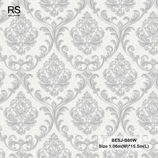 วอลเปเปอร์ลายหลุยส์คลาสสิคสลับลายทาง BESJ-B80W