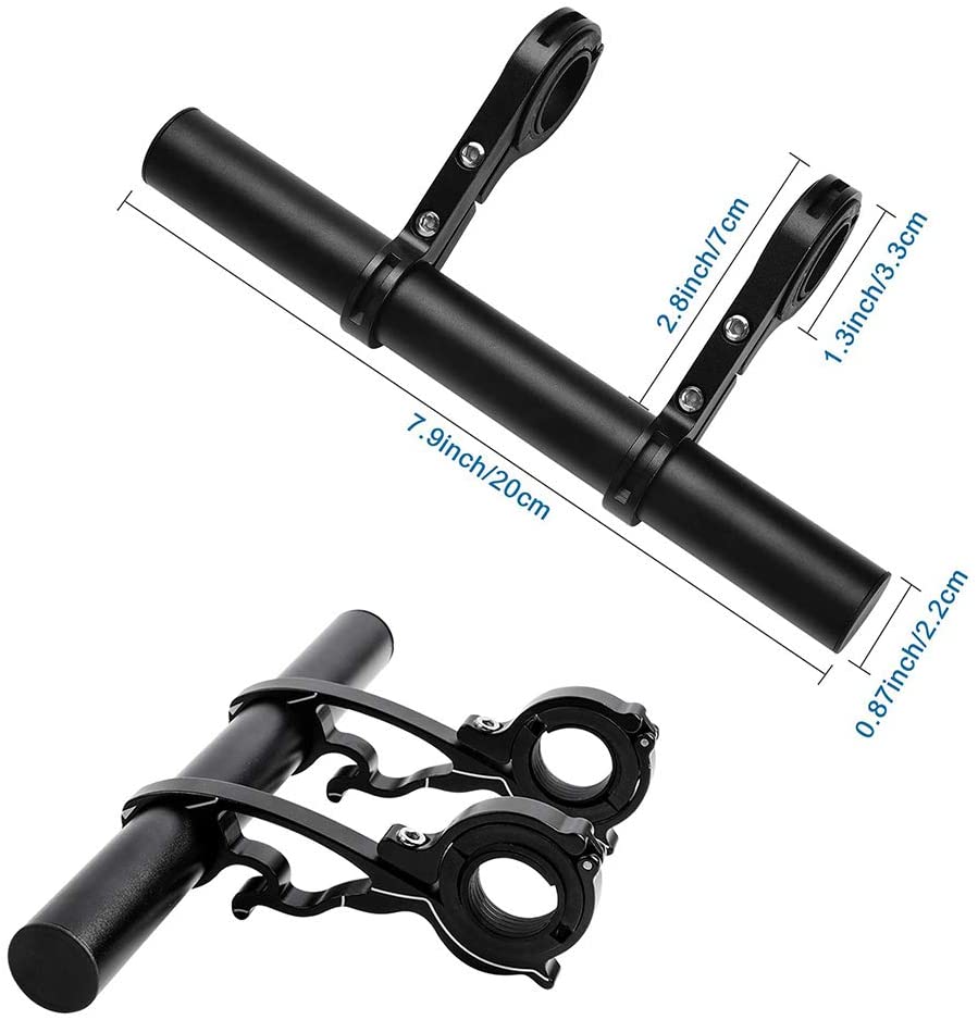 ตัวทีเสริมอุปกรณ์แบบยาวใช้กับไฟ ไมล์จักรยาน Extension Frame Aluminum Alloy Bicycle ตัวT