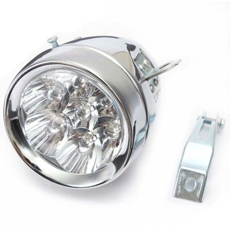 ไฟหน้าจักรยานแบบวินเทจแบบ 7 หลอด Vintage Retro