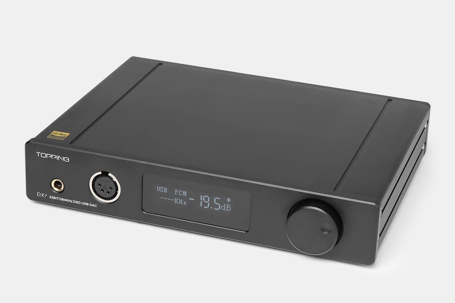 ขาย TOPPING DX7 DAC/AMP ตั้งโต๊ะชุดใหญ่ระดับ Hi-Res รองรับ DSD มาพร้อม Remote control