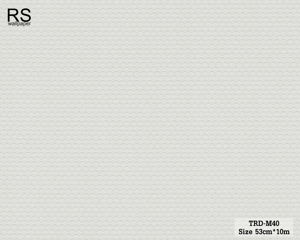วอลเปเปอร์ ลายโมเดิร์น ทรงตาข่ายเล็ก สีเทาอ่อน TRD-M40