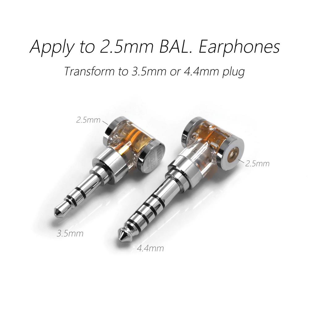 ขาย DD DJ44AR แจ็คแปลงหูฟัง 2.5 Balanced เป็น 4.4 Balanced หัวแจ็คชุบ Rhodium