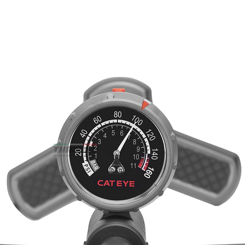 สูบจักรยานแบบตั้งพื้น CATEYE รุ่น PUM-90 ท่ออลูมิเนียม