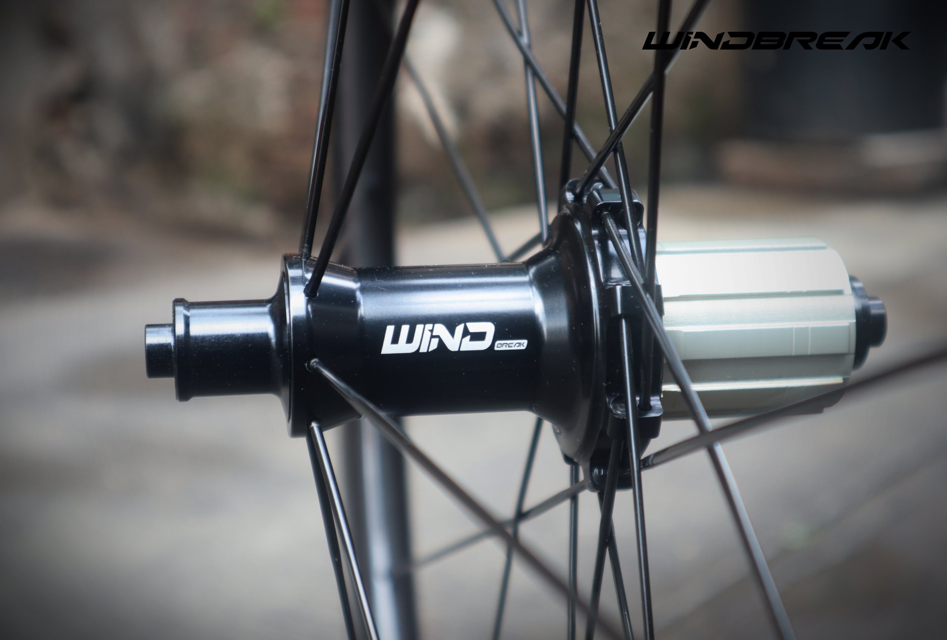 ล้อจักรยานเสือหมอบคาร์บอน วีเบรค ยี่ห้อ Wind Break: C50