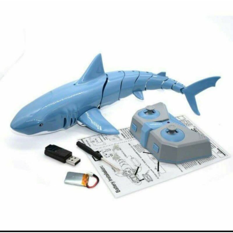 ปลาฉลามว่ายน้ำ บังคับวิทยุ พร้อมส่งจากไทย