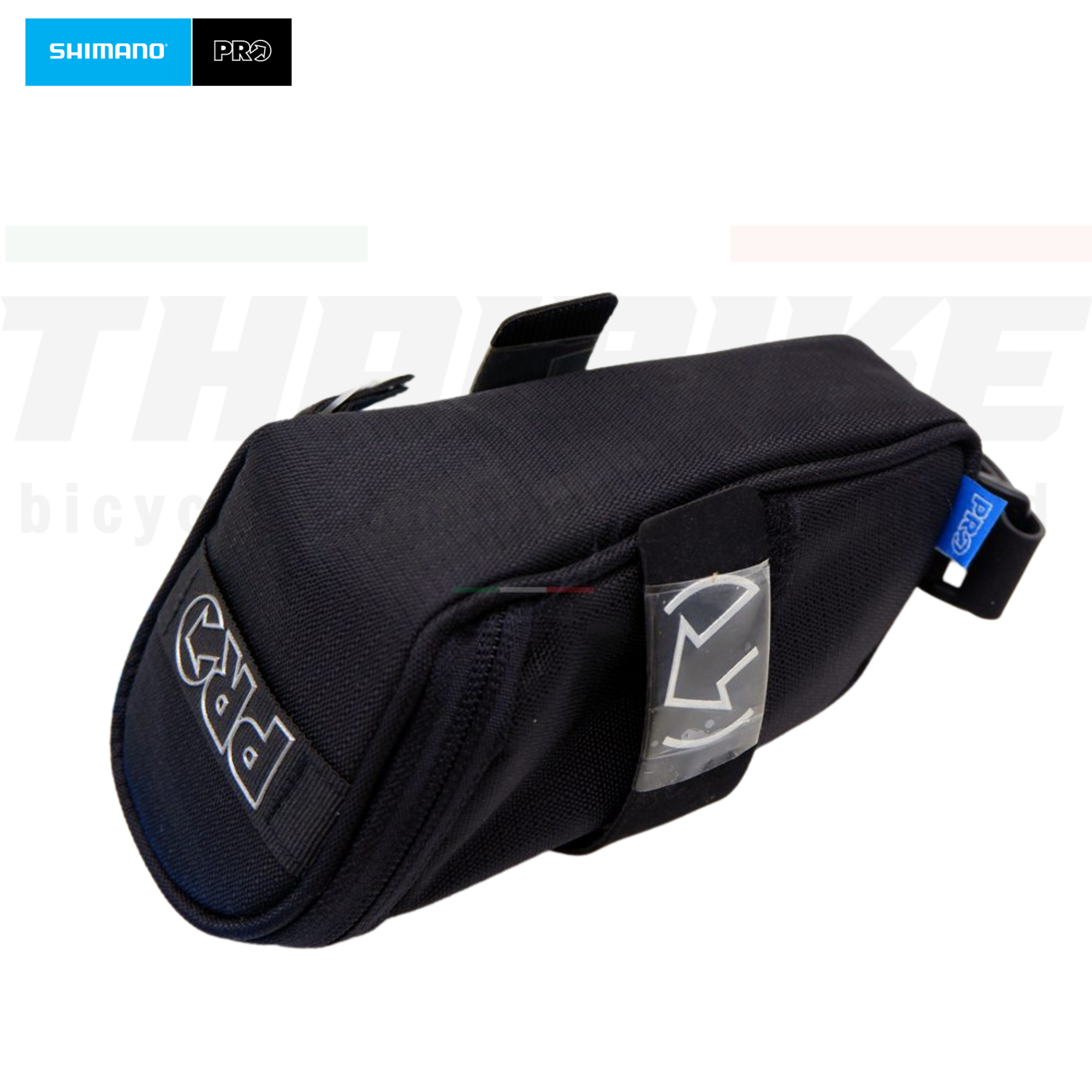 กระเป๋าใต้อานจักรยาน SHIMANO PRO PERFORMANCE ขนาดกลาง สีดำ