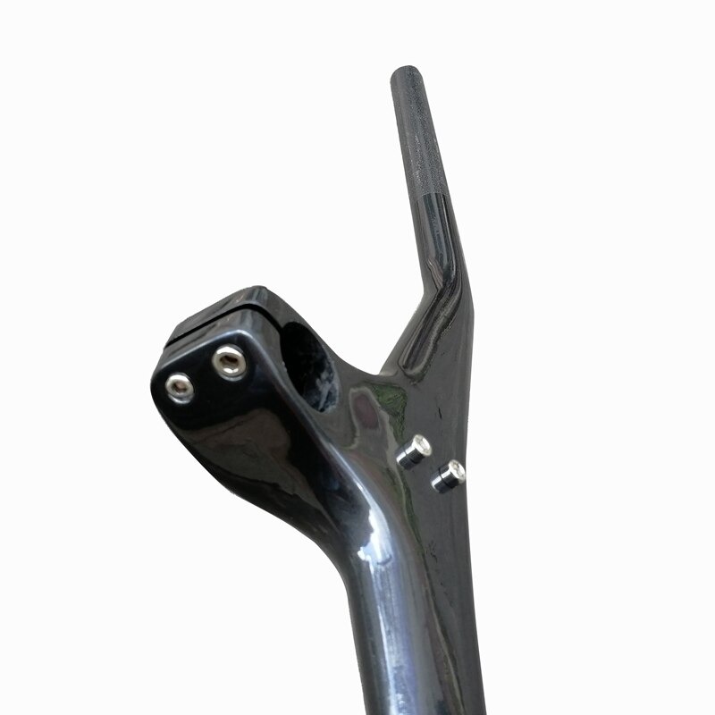 แฮนด์จักรยานเสือภูเขา คาร์บอน แบบอินทริเกตุ RACEWORK mountain bike carbon fiber