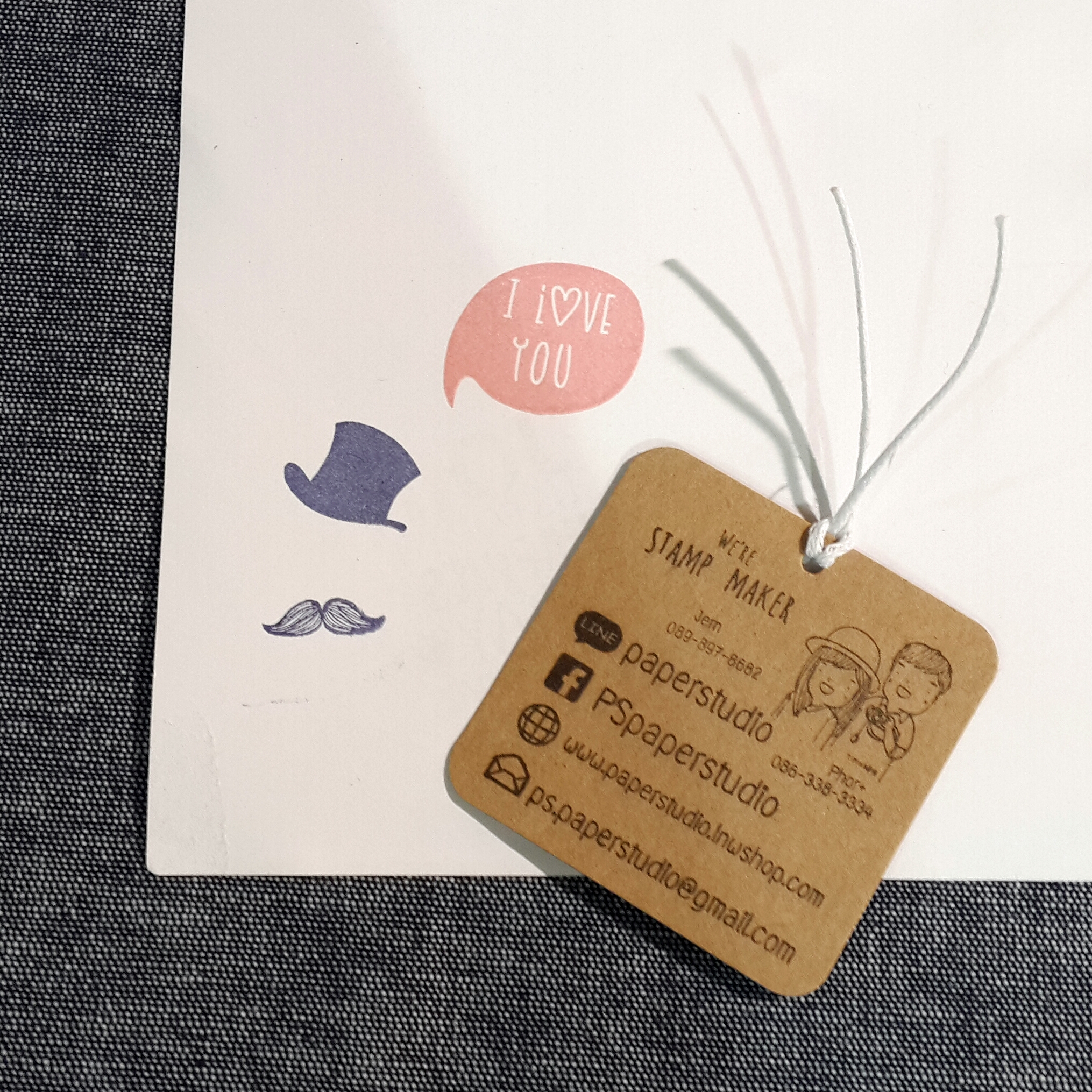 ผลงานออกแบบตรายาง ตราปั๊มใส