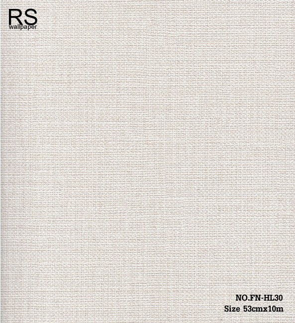วอลเปเปอร์ เทกเจอร์ลายผ้า สีครีม FN-HL30