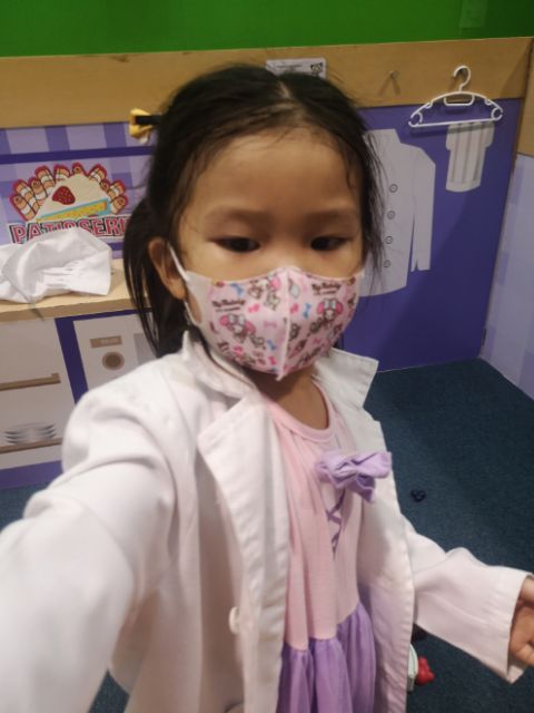 พร้อมส่ง แมสเด็กเล็ก 3D ซานริโอ้แท้ 0-4 ขวบ (แพค 5 ชิ้น)