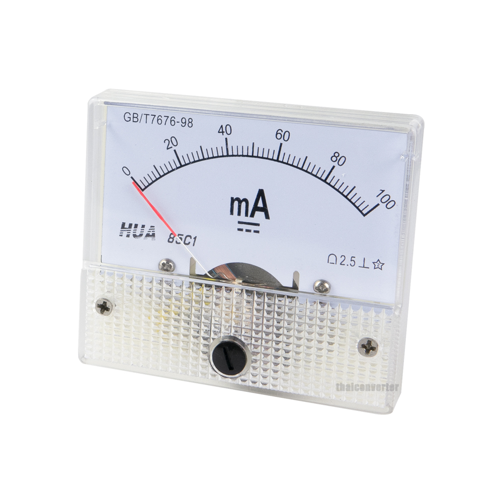 แอมมิเตอร์ DC Analog 10-500mA Built-in Shunt