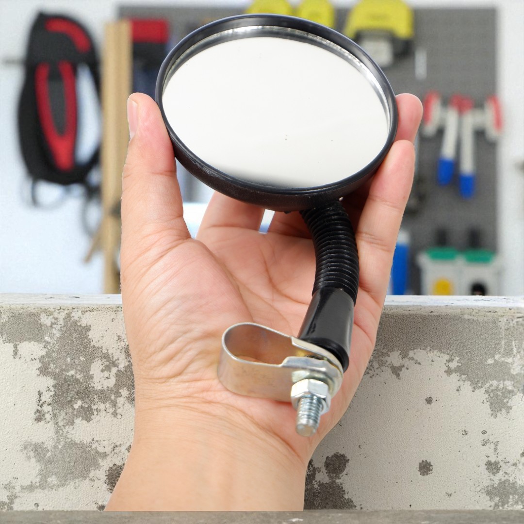 กระจกข้างจักรยาน มอเตอร์ไซค์ รถไฟฟ้า รุ่นใหม่ ขนาดใหญ่3.5นิ้ว (9ซม.)