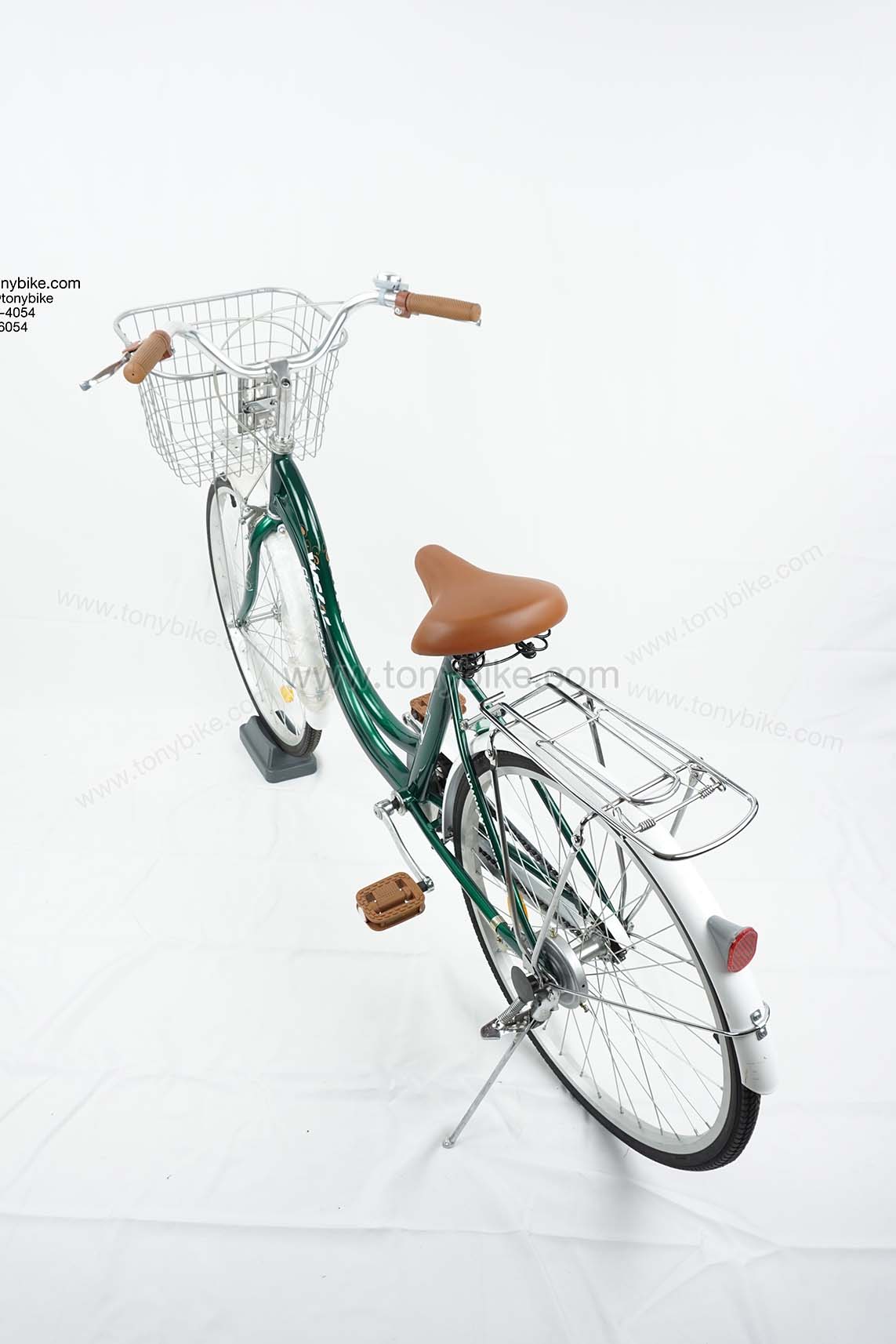 จักรยาน แม่บ้าน Wci ล้อ 24" สีเขียว