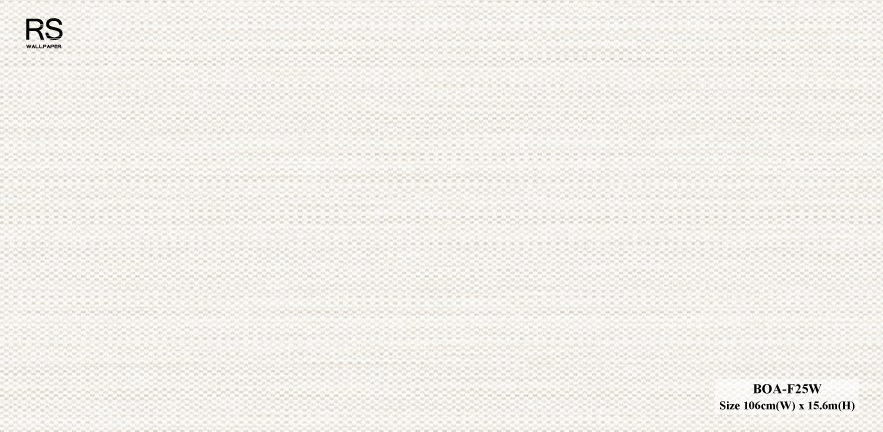 วอลเปเปอร์ลายผ้าสีครีมปนน้ำตาล BOA-F25W