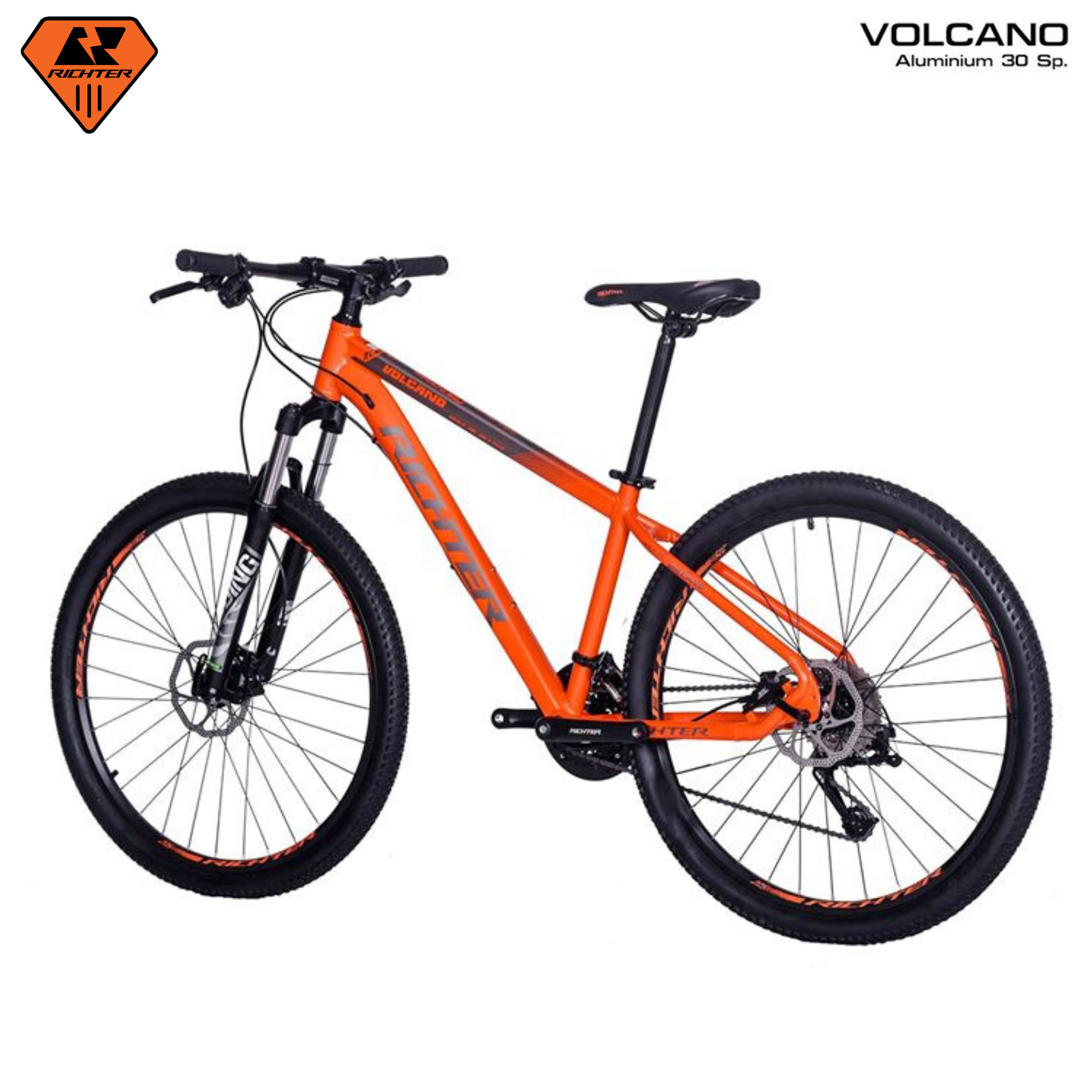 ล้อ 27.5 นิ้ว จักรยานเสือภูเขาอลูมิเนียม RICHTER รุ่น VOLCANO (2020) รถใหม่ รถผู้ใหญ่ 30 เกียร์