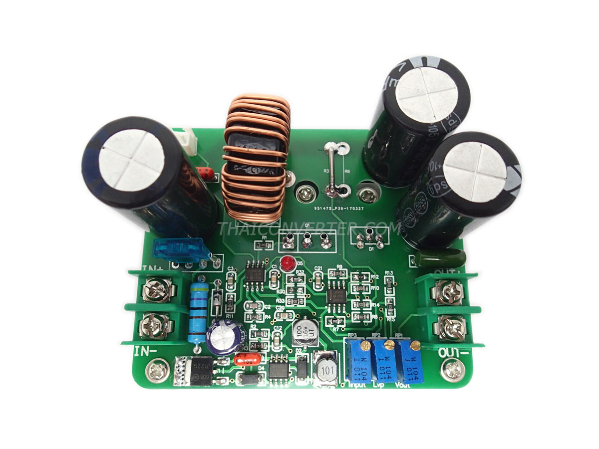 High Voltage DC Boost Converter 15-90V to 12-120V CC/CV 10A 900W