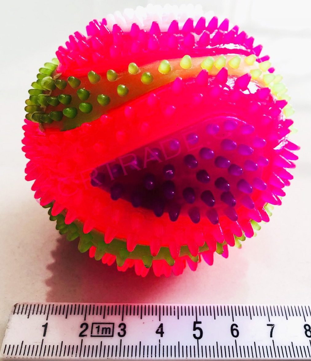 บอลเด้งสีสะท้อน มีไฟ 7 ซม. (มีมอก.)