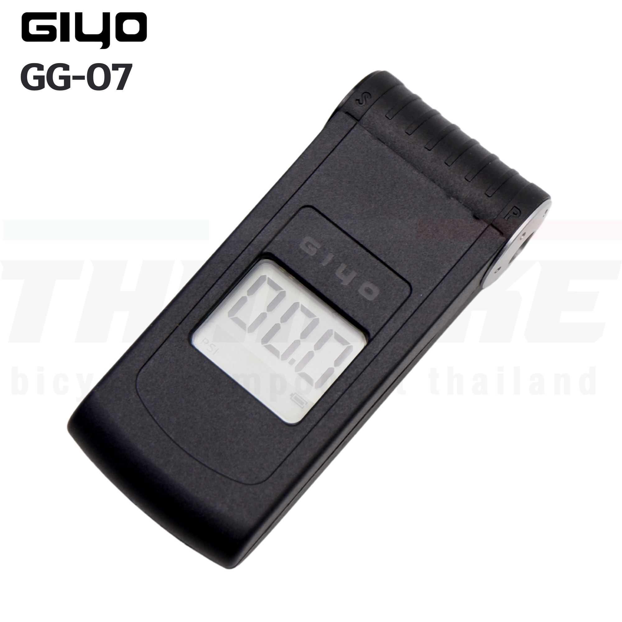 เกจ์วัดลมจักรยาน แบบดิจิตอล GIYO GG-07 Digital Tire Air Pressure Gauge for Presta / Schrader Valve Bike Tyre