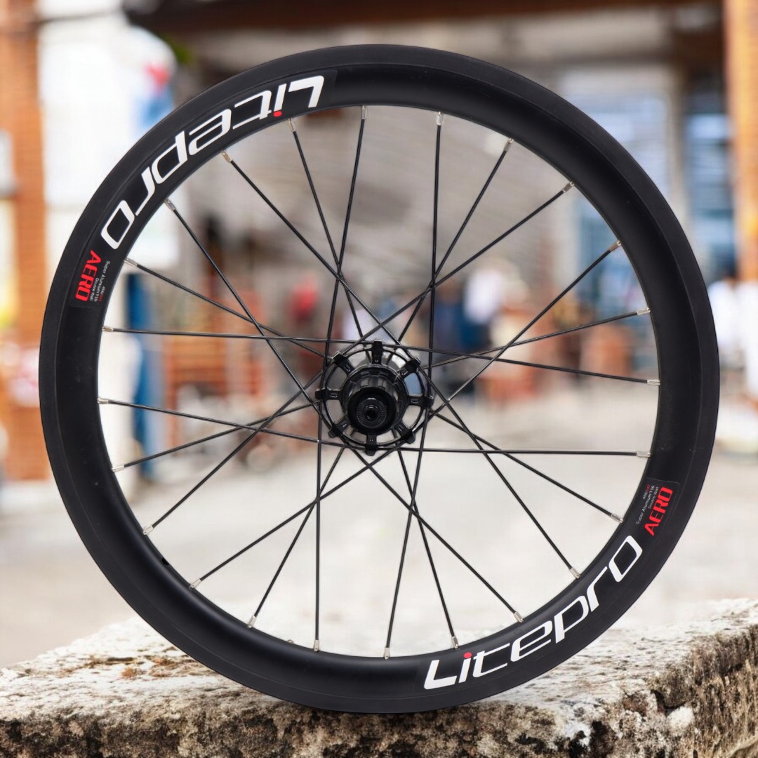 ล้อจักรยานคาร์บอน LITEPRO AERO ขนาด 20 นิ้ว แบบ 451 แบบขอบ 40/40